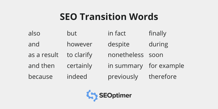 Kata-kata transisi SEO